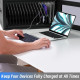 Universal charging cabinet for up to 12 tablets Estillo IP-2312 for wall mounting or freestanding, 12 x USB-C ports