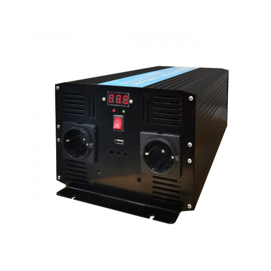 Инвертор 12/220 V  DC/AC 4000/8000W Pure Sine Wave TED000415  TED ELECTRIC