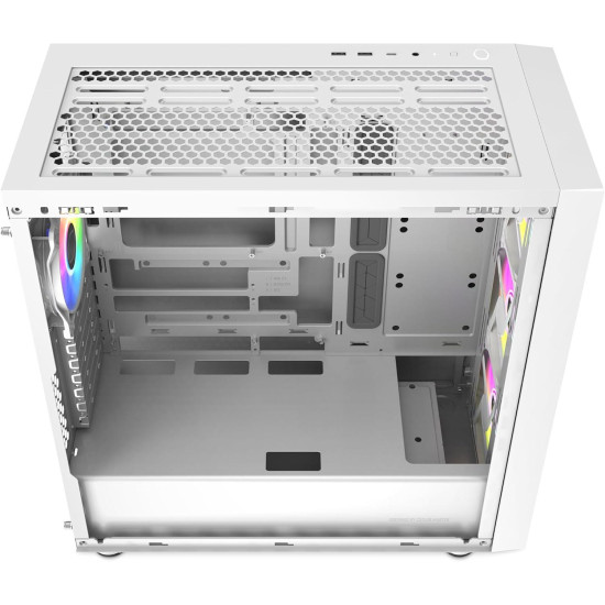 Case CoolerMaster MasterBox 600 - White ARGB