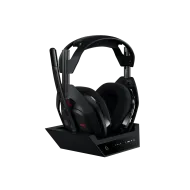 Logitech Astro A50 Lightspeed безжични слушалки със станция , черни
