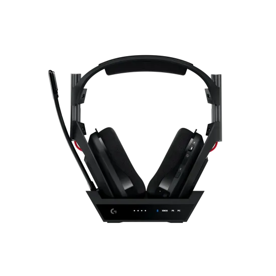 Logitech Astro A50 Lightspeed безжични слушалки със станция , черни