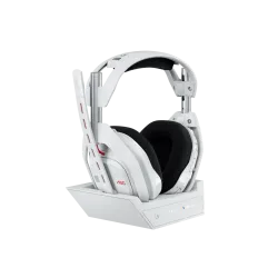 Logitech Astro A50 Lightspeed безжични слушалки със станция , Бели