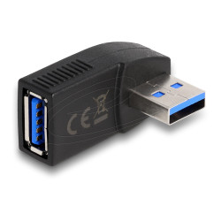 Delock Adapter USB 3.0 male-female angled 270° horizontal