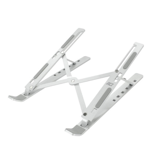 Foldable aluminum laptop stand ACT AC8120, 6 positions