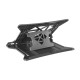 Foldable lightweight laptop stand ACT AC8150, 7 positions, Black