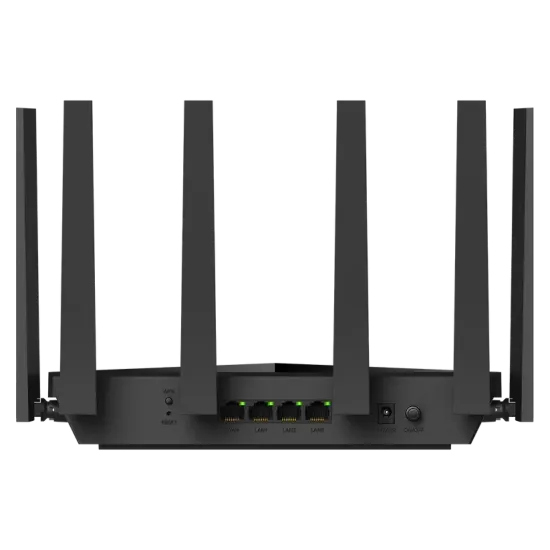 Wireless router Cudy BE11000 Tri Band Wi-Fi 7, 4x2.5Gbps port, 6x5dBi antennas