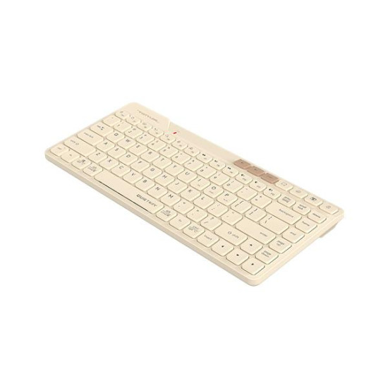 A4tech FBK26C AS Cafe Latte Fstyler wireless mini silent keyboard, Multi-mode, Cyrillic