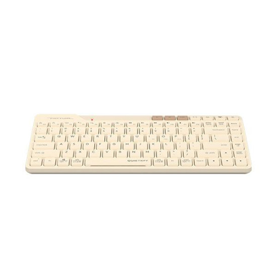A4tech FBK26C AS Cafe Latte Fstyler wireless mini silent keyboard, Multi-mode, Cyrillic