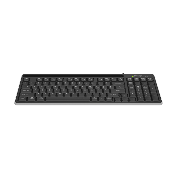 A4tech Fstyler FX70 Wired keyboard, low profile, scissor technology, Cyrillic, black