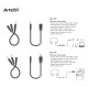A4Tech Adapter AD-3P 3.5mm jack male - 2 х 3.5mm jack female