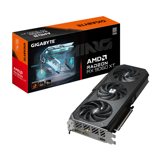 Видео карта GIGABYTE RADEON RX 9060 XT GAMING OC 8GB GDDR6
