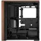 Case Lian-Li LANCOOL 217 Mid-Tower, Tempered Glass, Wood-Black