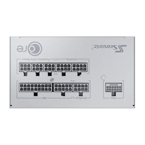 Захранващ блок Seasonic CORE GX White 850W 80+ Gold, Fully Modular, ATX 3.1, PCIe 5.1