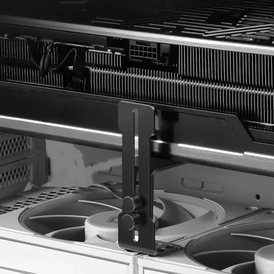 Държач за графична карта Estillo 12cm, Алуминий, Бял