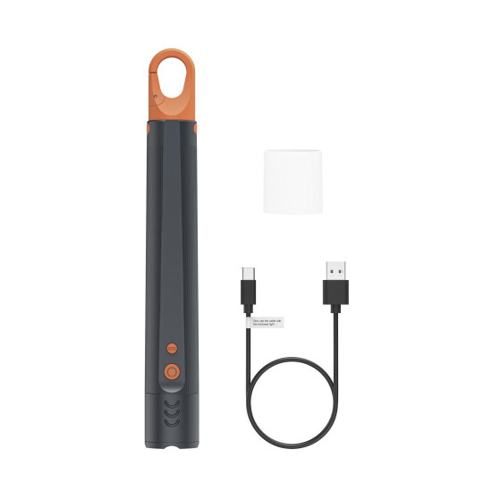 Hama “FLX1200-C” LED Torch, Rechargeable, Shockproof, Alu, 4 Modes + SOS, Zoom