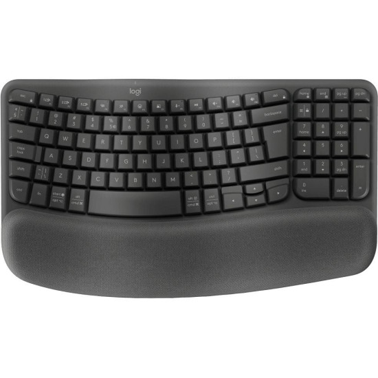 Wireless Keyboard Logitech Wave Keys - Graphite
