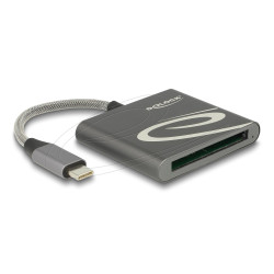 Четец Delock външен Card Reader for CFast 2.0 type I / II, USB Type-C