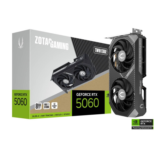 Видео карта ZOTAC GAMING RTX 5060 Twin Edge 8GB GDDR7