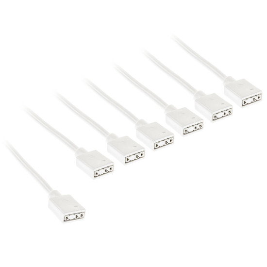 Кабел Kolink ARGB 1-6 Сплитер - 30 cm Бял