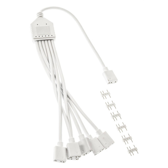 Кабел Kolink ARGB 1-6 Сплитер - 30 cm Бял