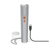 Hama “FL350-C” LED Torch, Rechargeable, Aluminium, 4 Modes + SOS