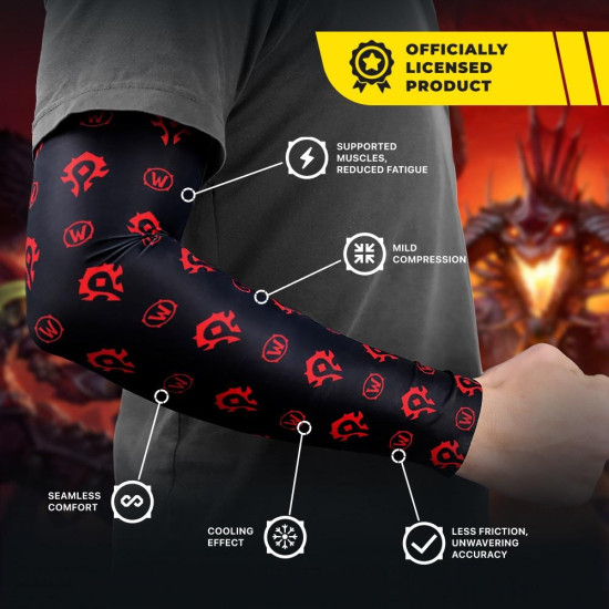 FragON Gaming Arm sleeve World of Warcraft Horde - Size M
