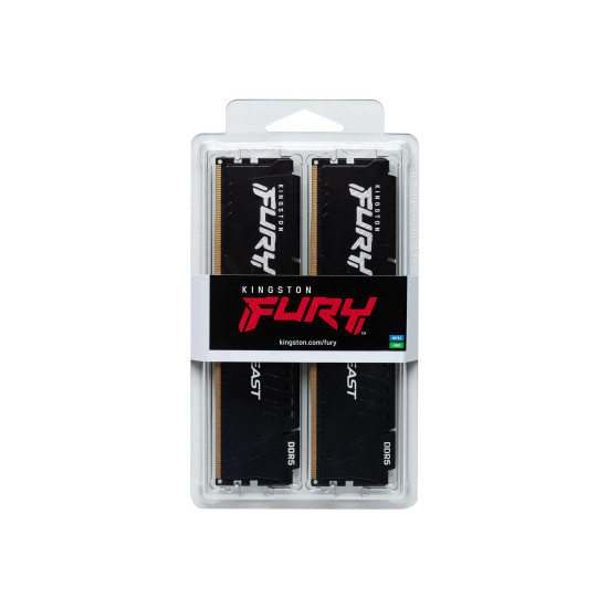 Memory Kingston FURY Beast Black 64GB(2x32GB) DDR5 5200MHz CL40