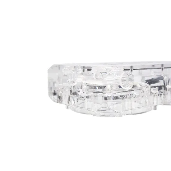 Adapter attachment with internal and external thread Alphacool Eisdecke D5 Dual Acrylic Attachment 3x 1/4