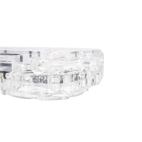 Adapter attachment with internal and external thread Alphacool Eisdecke D5 Dual Acrylic Attachment 3x 1/4