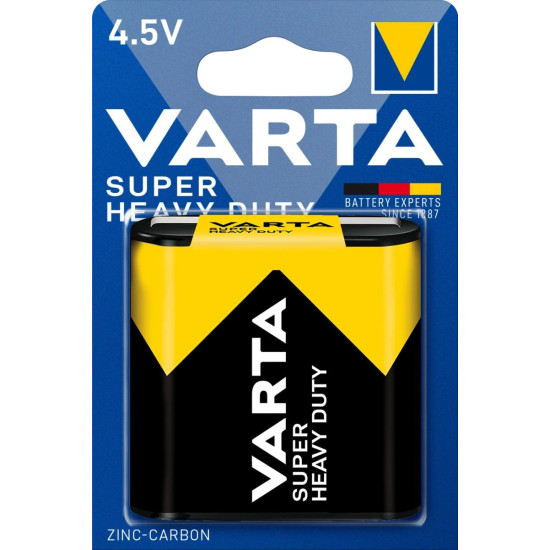 Zinc carbon battery   3R12  1 pcs. blister  4.5V VARTA