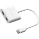 j5create USB-C® to Dual USB-C Adapter