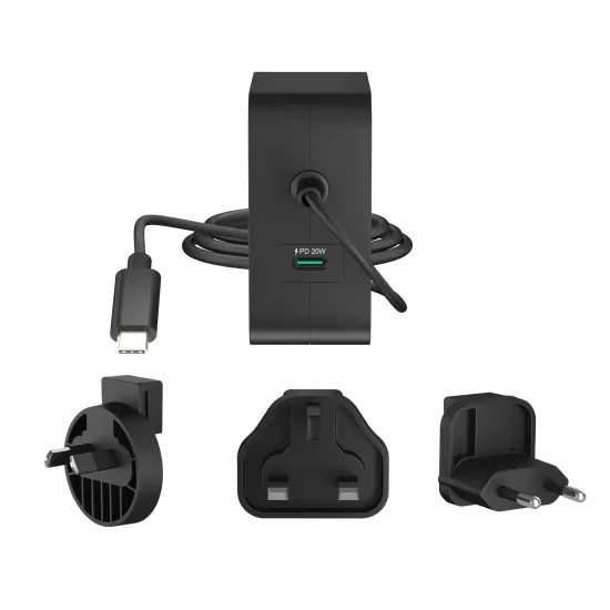 j5create JUP25102V Зарядно 220V-  GaN 102W  USB-C 2порта- за лаптопи, таблети, телефони