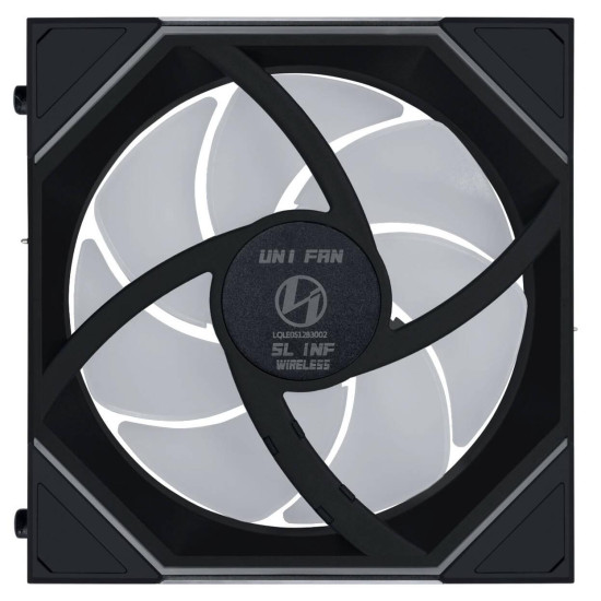 3Pack Fans Lian Li UNI FAN SL-INF Wireless ARGB PWM Reverse - 120 mm Black + Controller