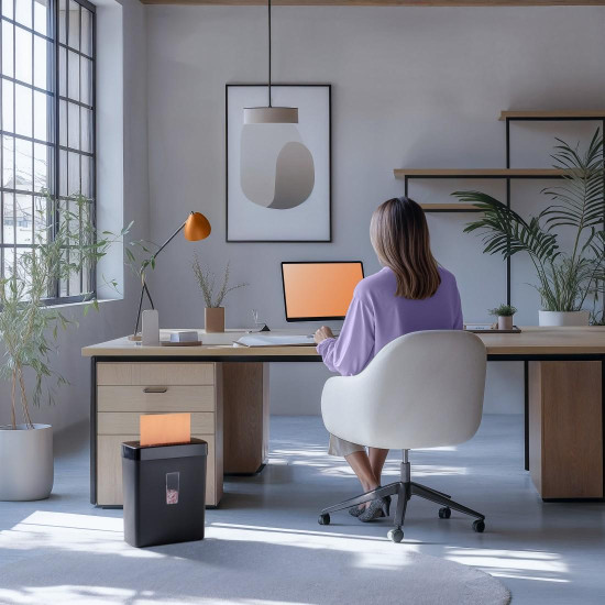 HAMA Шредер „Prime M50CD-B“, ниво на сигурност P5 T2 E2 O1, черен