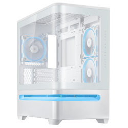 Case ASUS Prime AP202 ARGB mATX + 3 ARGB Fans - White
