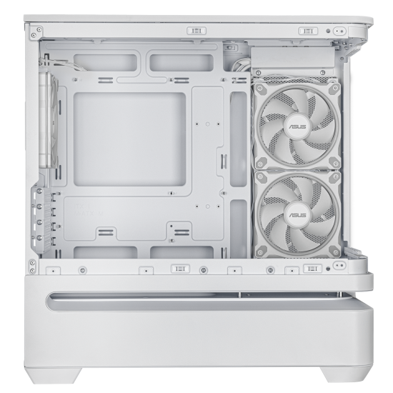 Case ASUS Prime AP202 ARGB mATX + 3 ARGB Fans - White