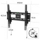 Hama TV Wall Bracket, Rigid, Theft Protection, 165 cm (65