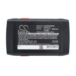 Camera Battery for Lawn Mower  GARDENA 648872, 8838, Accu-Spindelmaher 380 Li, 04025-20  25V 3000mAh Cameron Sino