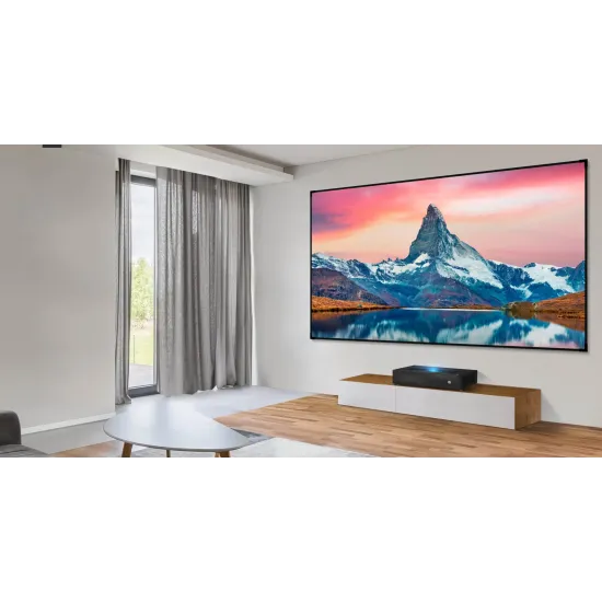 4LED RGB лазерен smart проектор BenQ v5010i, 2500lm, 4K, HDR10+, 2500000:1, 98% DCI-P3, 100% Rec. 709, WiFi, Bluetooth, AirPlay, Google Cast, Netflix