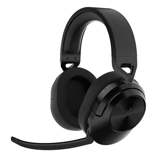 Геймърски слушалки с микрофон Corsair HS55 Carbon безжични и блутут PC/PS5/PS4