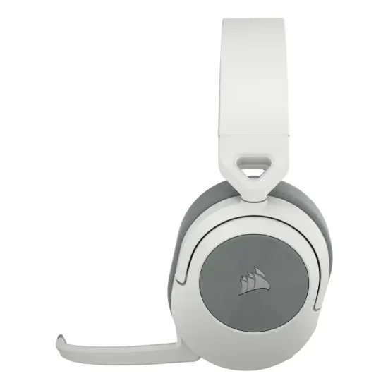 Геймърски слушалки с микрофон Corsair HS55 White безжични и блутут PC/PS5/PS4