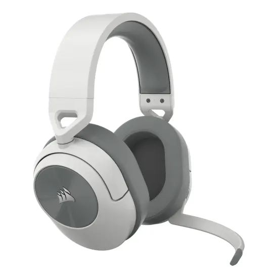 Геймърски слушалки с микрофон Corsair HS55 White безжични и блутут PC/PS5/PS4