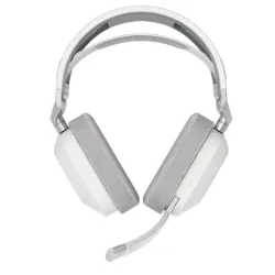 Геймърски слушалки с микрофон Corsair HS80 MAX White безжични и блутут PC/PS5/PS4
