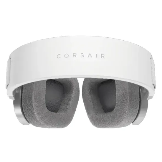Геймърски слушалки с микрофон Corsair HS80 MAX White безжични и блутут PC/PS5/PS4