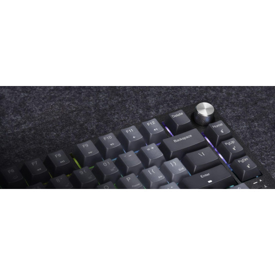 Геймърскa безжична/блутут механична клавиатура Corsair K65 Plus RGB 75% , Corsair MLX Fusion Tactile Yellow суич