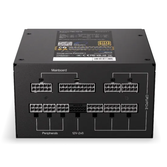 Power Supply Endorfy Supremo FM6 750W 80+ Gold, PCIe 5.1 - Fully Modular
