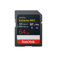 SanDisk Карта памет Extreme Pro SDXC 64GB 300MB/s & 300Mb/s Class 10 V90 UHS-II