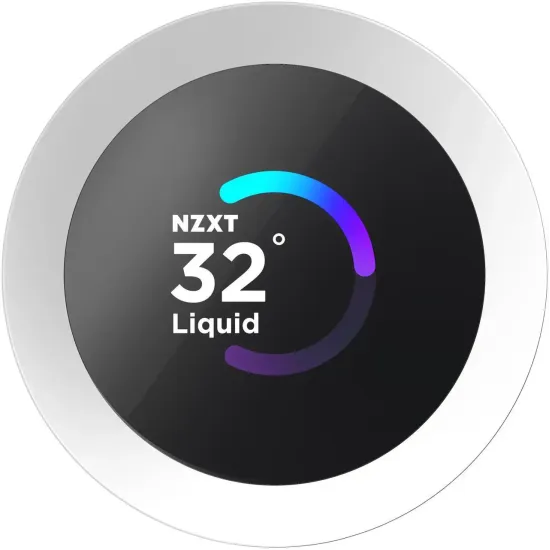 AIO Liquid Cooler NZXT Kraken Plus 240 RGB LCD Display - White