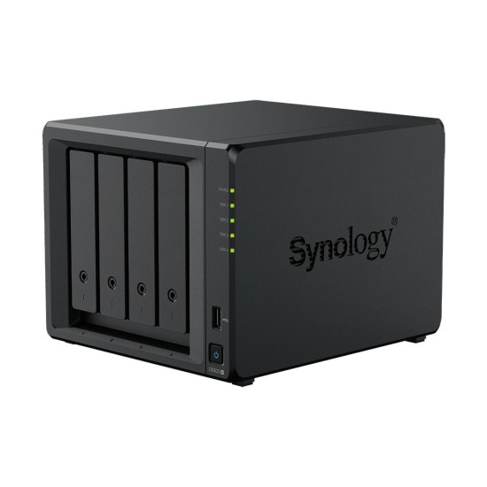 Мрежов сторидж Synology NAS DS925+, за 4 диска, AMD Ryzen V1500B, 4GB DDR4 SODIMM