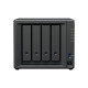 Мрежов сторидж Synology NAS DS925+, за 4 диска, AMD Ryzen V1500B, 4GB DDR4 SODIMM